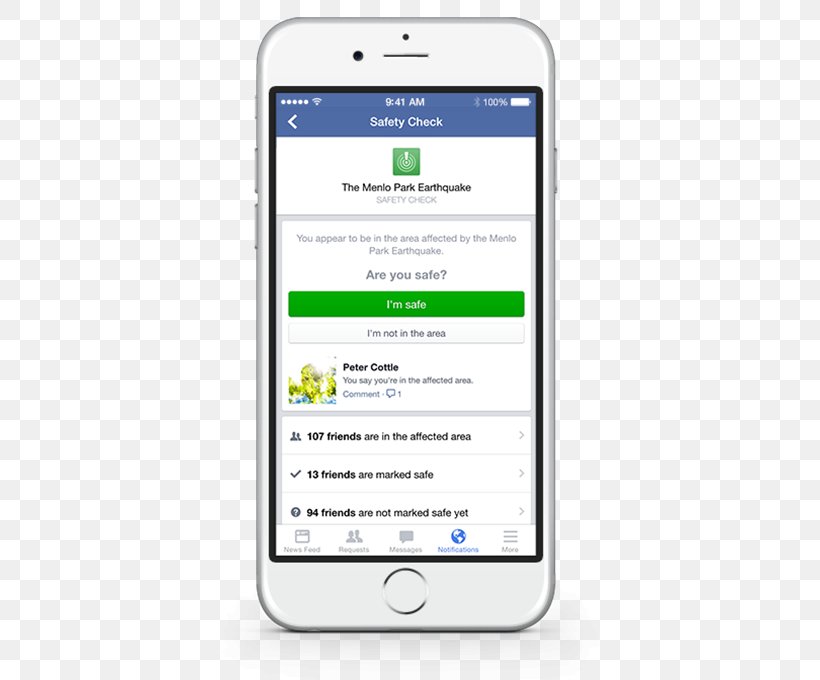 Facebook Safety Check Social Media Social Networking Service Social Network Advertising, PNG, 405x680px, Facebook Safety Check, Area, Cellular Network, Communication, Communication Device Download Free