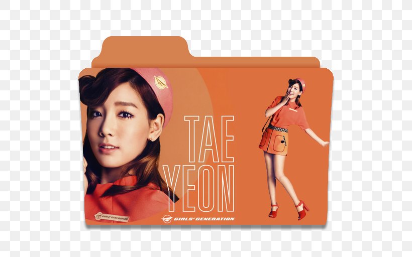 Poster Brand Album Cover Orange Smile, PNG, 512x512px, Taeyeon, Album Cover, Brand, Girls, Girls Generation Download Free