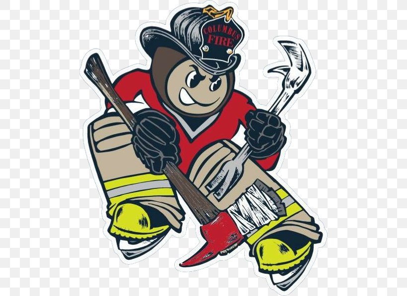 Firefighter First Responder Ice Hockey Clip Art, PNG, 500x597px, Firefighter, Art, Badge, Cartoon, Columbus Download Free