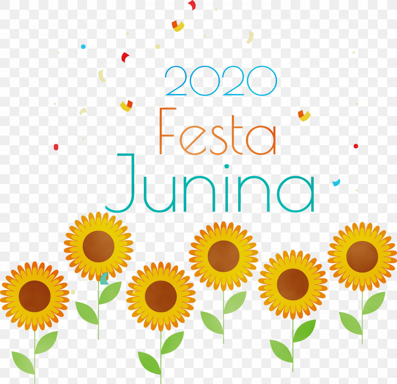 Floral Design, PNG, 3000x2904px, Festa Junina, Common Sunflower, Cut Flowers, Festas De Sao Joao, Festas Juninas Download Free