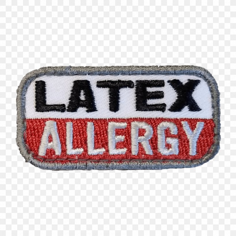 Latex Allergy Embroidered Patch Morphine, PNG, 900x900px, Latex Allergy, Allergy, Brand, Emblem, Embroidered Patch Download Free
