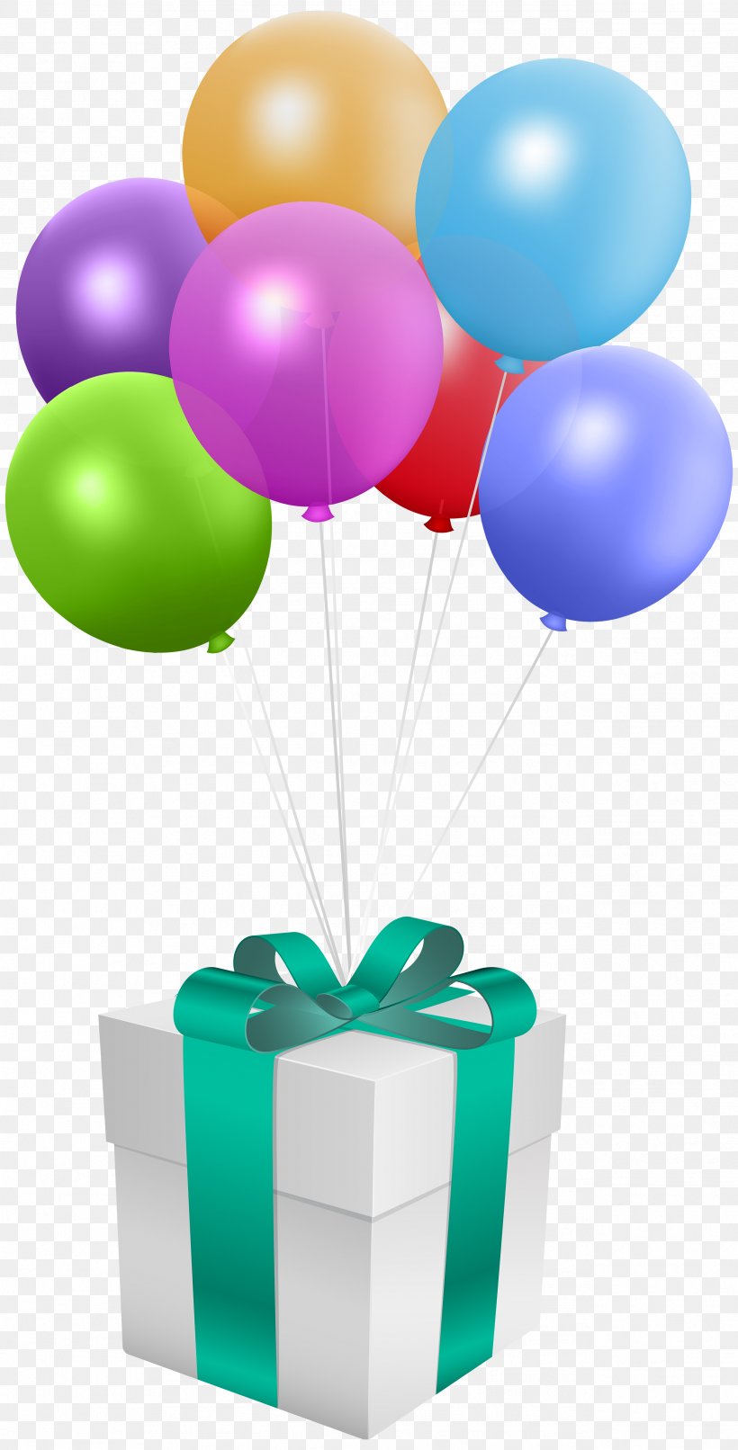 Balloon Gift Birthday Clip Art, PNG, 2543x5000px, Birthday, Anniversary, Baby Shower, Balloon, Christmas Download Free