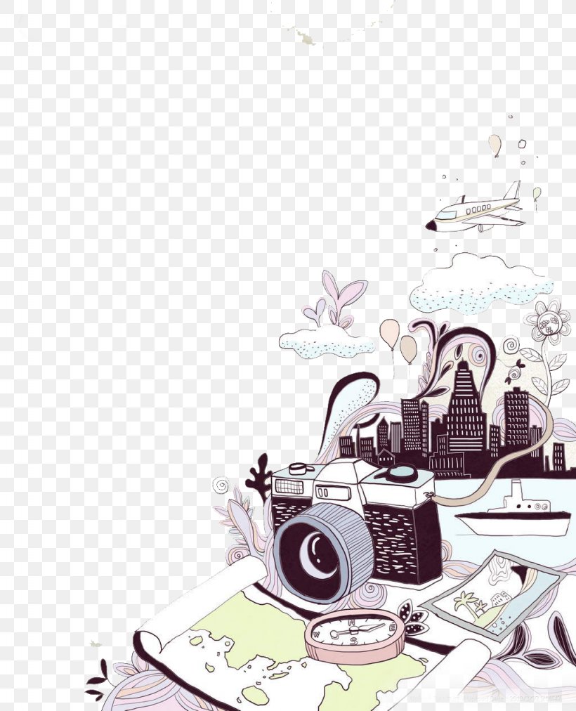 Camera Watercolor Painting Illustration, PNG, 1024x1265px, Camera, Abstract Art, Brand, Cartoon, Lilac Download Free