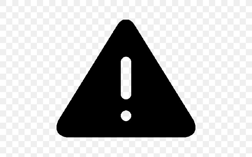 Warning Sign, PNG, 512x512px, Warning Sign, Black And White, Exclamation Mark, Sign, Symbol Download Free