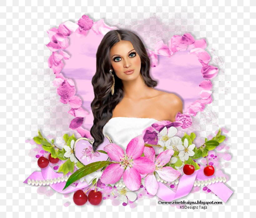 Floral Design Flower Bouquet Black Hair Hair Coloring, PNG, 700x700px, Watercolor, Cartoon, Flower, Frame, Heart Download Free