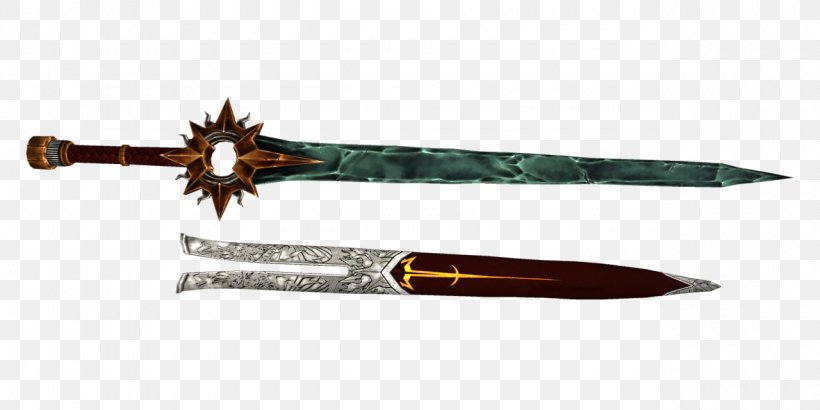 Hunting & Survival Knives The Elder Scrolls V: Skyrim Dagger Sword Nexus Mods, PNG, 1280x640px, Hunting Survival Knives, Blade, Cold Weapon, Crystal, Dagger Download Free