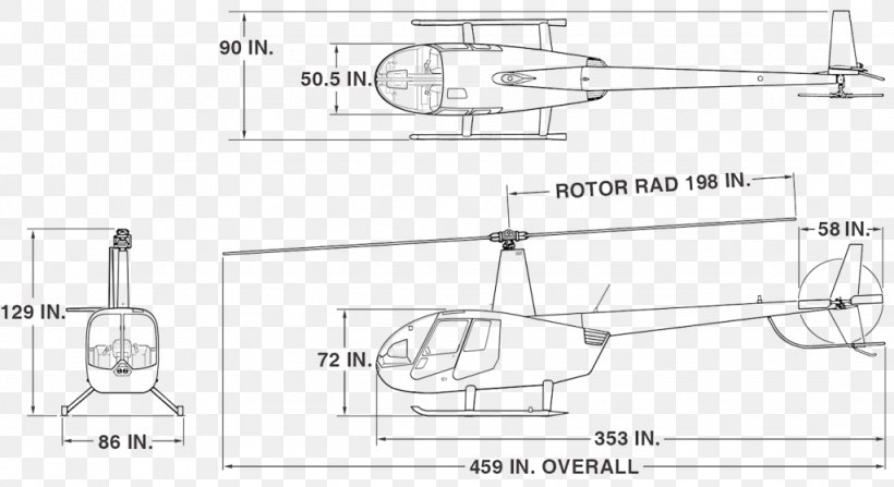 Robinson R44 Robinson R66 Helicopter Car Robinson R22, PNG, 1024x559px, Robinson R44, Area, Artwork, Auto Part, Bell 206 Download Free