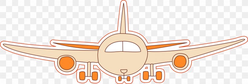 Wing Illustration, PNG, 6712x2279px, Wing, Air Travel, Aircraft, Cartoon, Orange Download Free