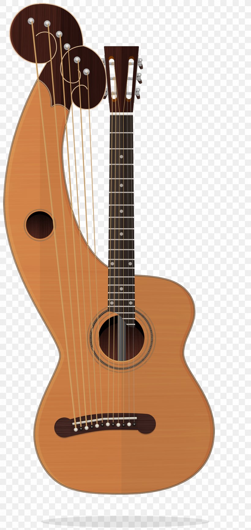 Acoustic Guitar Tiple Ukulele Cuatro Cavaquinho, PNG, 1005x2117px, Watercolor, Cartoon, Flower, Frame, Heart Download Free