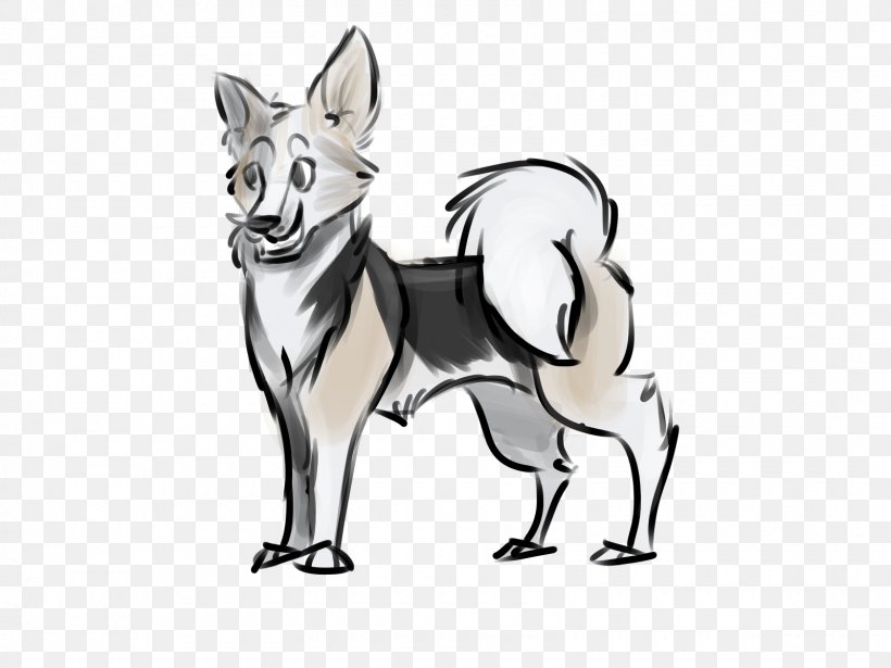 Dog Breed Red Fox Line Art Drawing, PNG, 1600x1200px, Dog Breed, Artwork, Black, Black And White, Breed Download Free