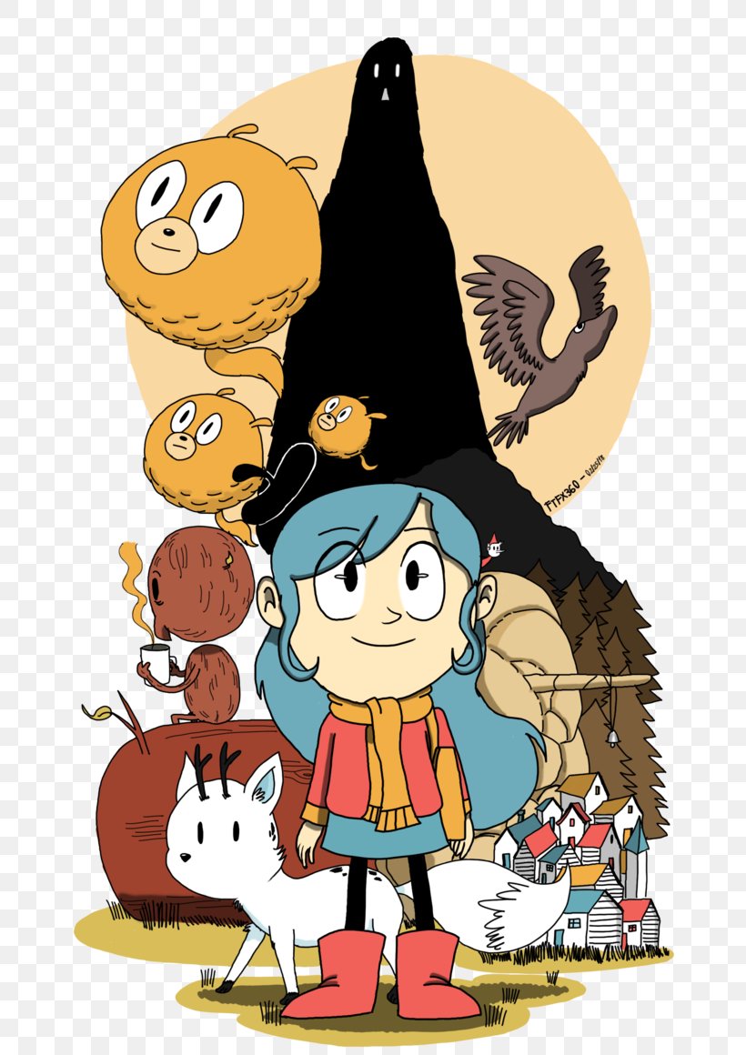 Netflix Hilda And The Stone Forest Comics Character Animated Series, PNG, 689x1160px, 2018, Netflix, Adventure Time, Animated Series, Art Download Free