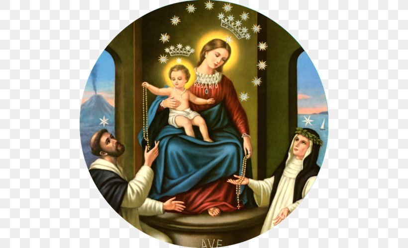 Shrine Of The Virgin Of The Rosary Of Pompei Rosary Novenas To Our Lady Our Lady Of Perpetual Help Our Lady Of The Rosary, PNG, 500x500px, Our Lady Of Perpetual Help, Catholic Devotions, Catholicism, Dominican Order, Immaculate Heart Of Mary Download Free