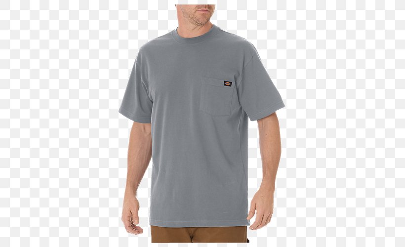 T-shirt Crew Neck Dickies Polo Shirt, PNG, 500x500px, Tshirt, Active Shirt, Clothing, Crew Neck, Dickies Download Free