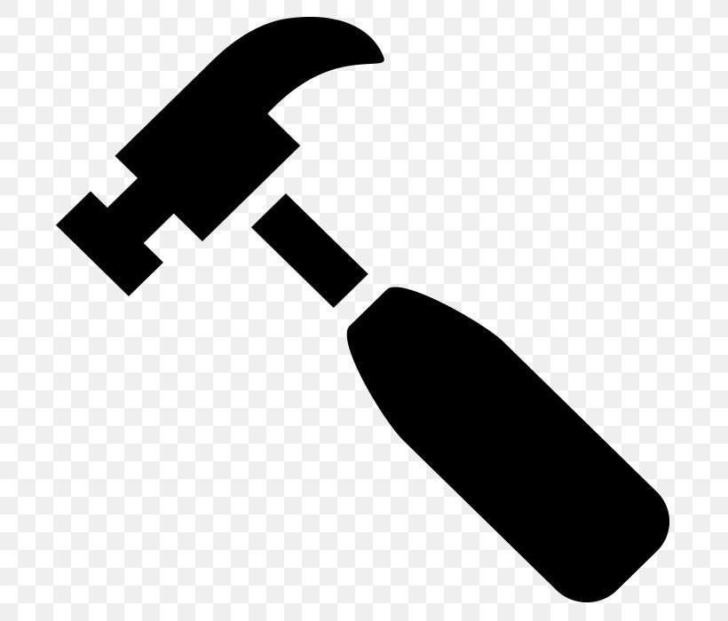 Hammer White Clip Art, PNG, 700x700px, Hammer, Baltimore, Black And White, Shopping, Tool Download Free
