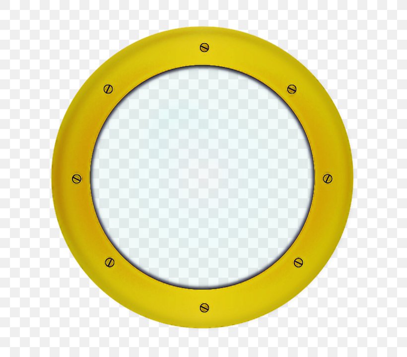 Yellow Window Circle Porthole Oval, PNG, 723x720px, Yellow, Metal, Oval, Porthole, Window Download Free