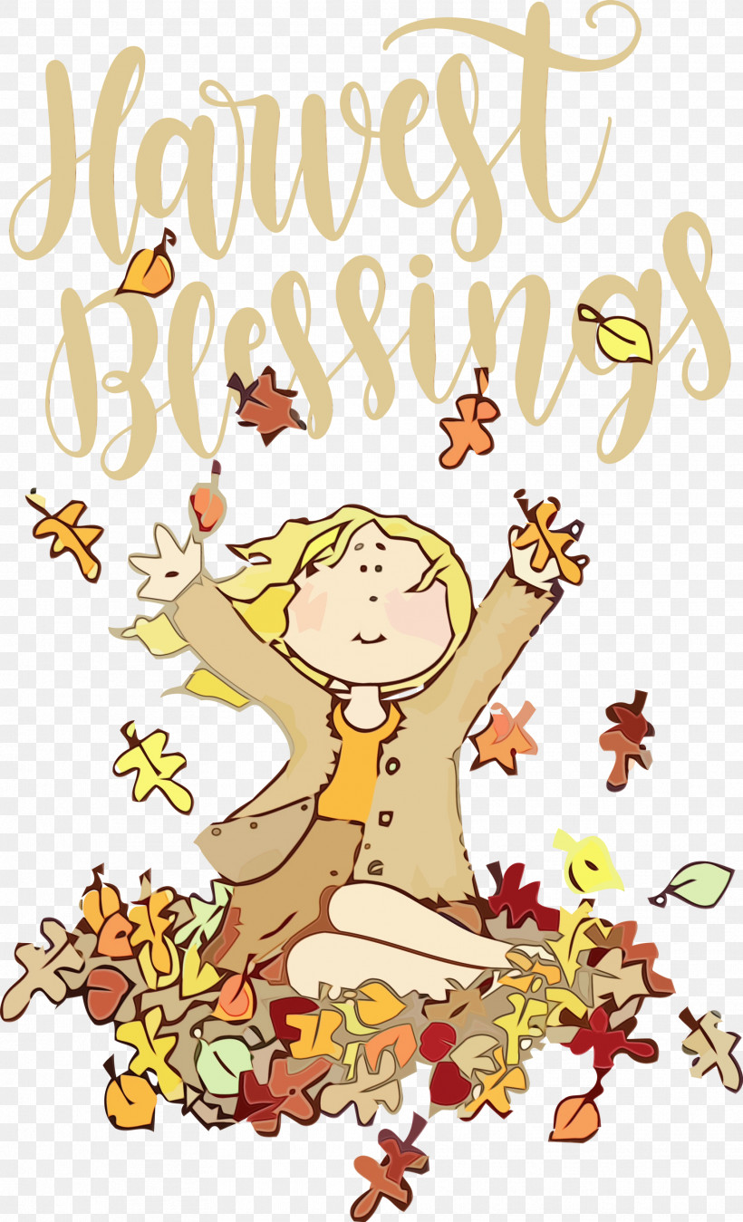 Leaf Painting, PNG, 1823x3000px, Harvest Blessings, Autumn, Autumn Leaf Color, Cartoon, Falling Download Free
