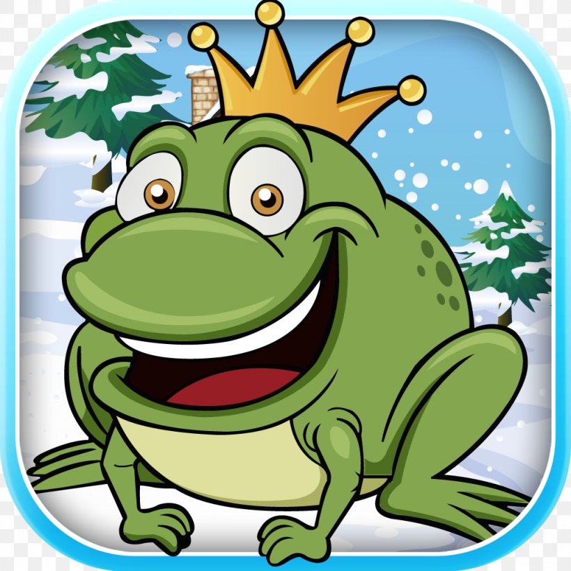 The Frog Prince Cartoon Toad, PNG, 1024x1024px, Frog, Amphibian, Artwork, Cartoon, Drawing Download Free