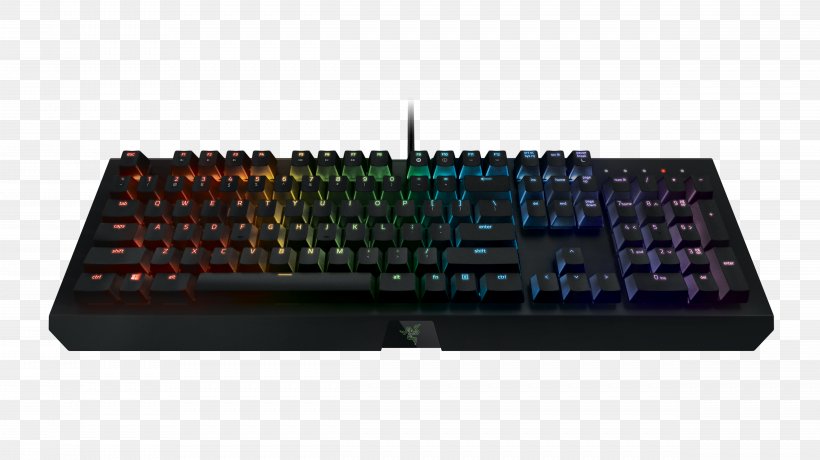 Computer Keyboard Gaming Keypad Razer Inc. Electrical Switches Personal Computer, PNG, 4961x2785px, Computer Keyboard, Backlight, Color, Computer, Computer Component Download Free