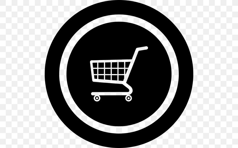 Shopping Cart Online Shopping Clip Art, PNG, 512x512px, Shopping Cart, Area, Bag, Black And White, Brand Download Free