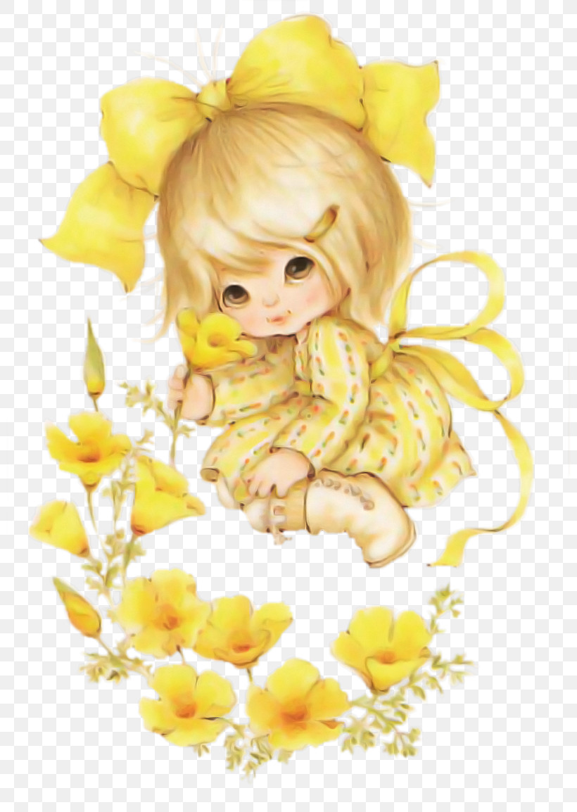 Yellow Cartoon Angel, PNG, 800x1154px, Yellow, Angel, Cartoon Download Free