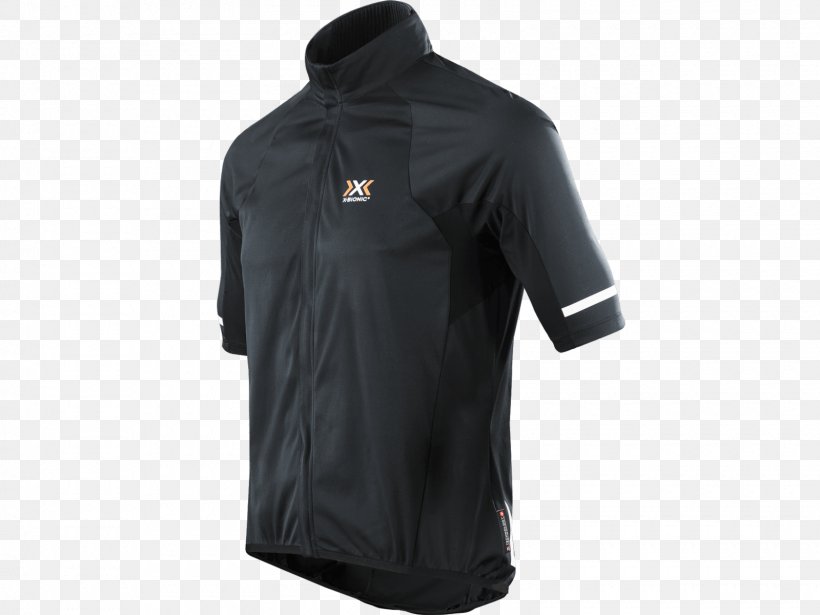 Jersey Long-sleeved T-shirt Long-sleeved T-shirt Jacket, PNG, 1600x1200px, Jersey, Active Shirt, Black, Clothing, Cycling Download Free