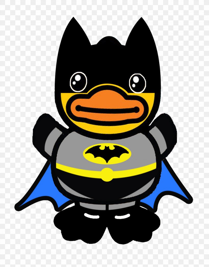 Batman Little Yellow Duck Project Cartoon, PNG, 3250x4164px, Batman, Batman The Animated Series, Beak, Bird, Cartoon Download Free