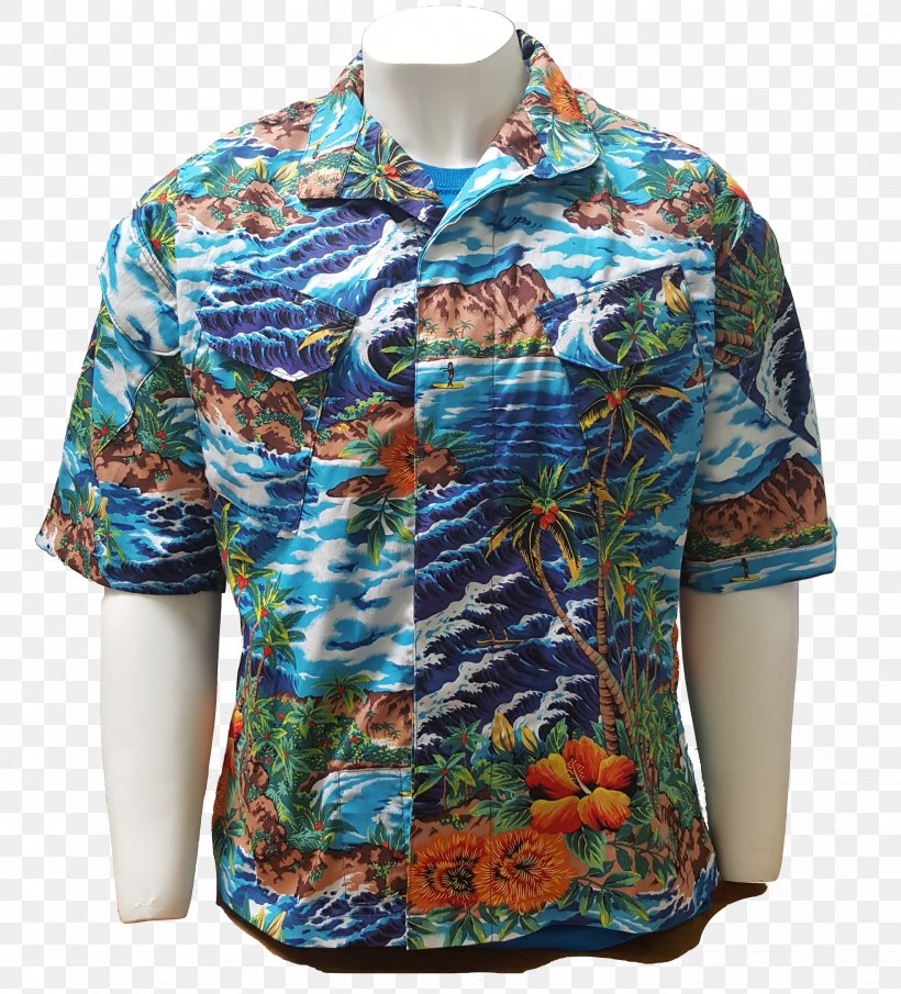 Blouse T-shirt Sleeve Aloha Shirt, PNG, 2657x2935px, Blouse, Aloha, Aloha Shirt, Button, Casual Attire Download Free