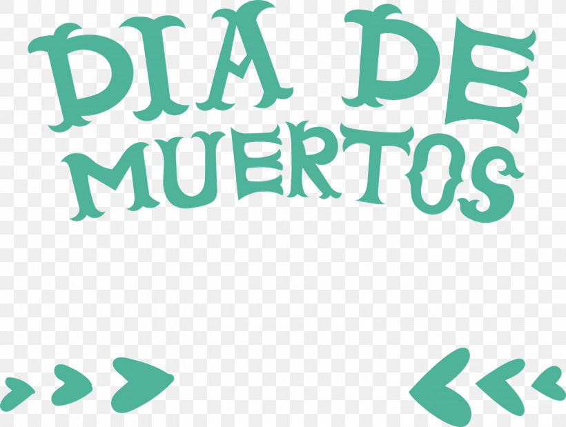 Logo Green Line Teal Number, PNG, 3000x2265px, Day Of The Dead, D%c3%ada De Muertos, Dia De Los Muertos, Geometry, Green Download Free