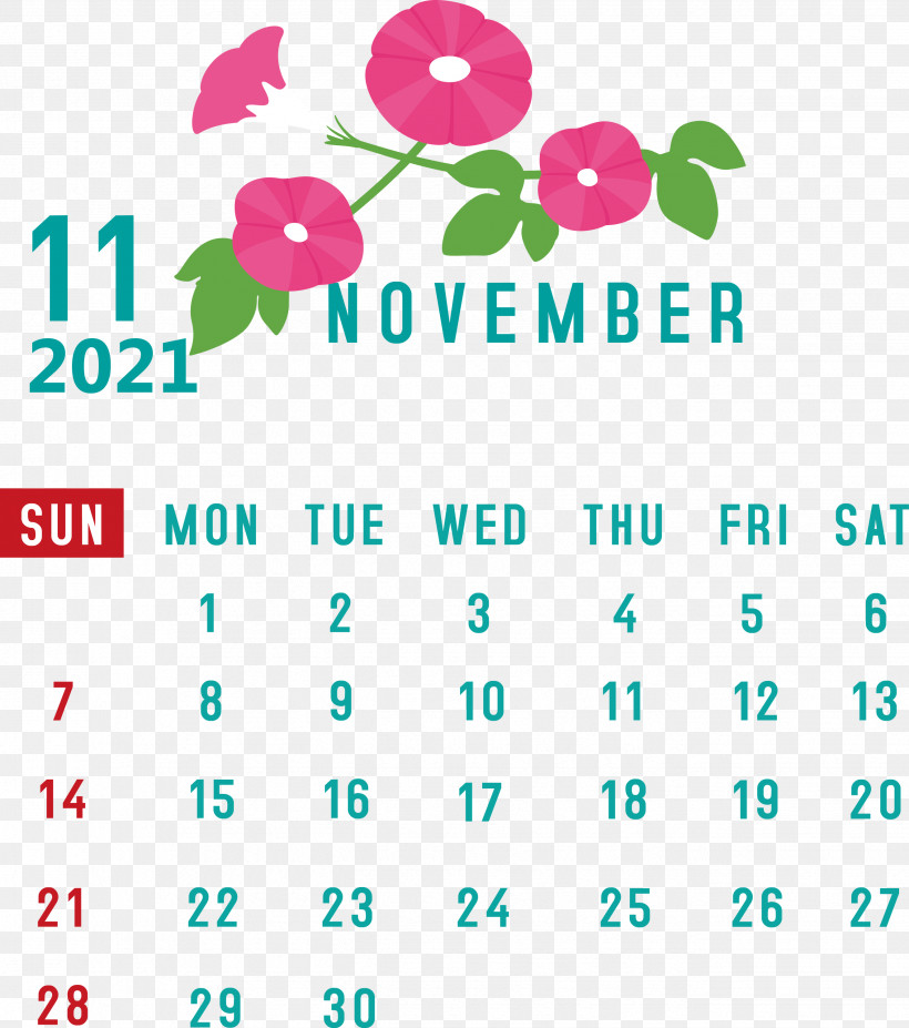 November 2021 Calendar November 2021 Printable Calendar, PNG, 2652x3000px, November 2021 Calendar, Biology, Geometry, Green, Leaf Download Free
