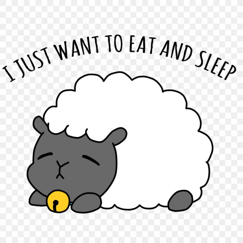 Counting Sheep Whiskers Sleep Felt, PNG, 894x894px, Sheep, Area, Behavior, Black, Black And White Download Free
