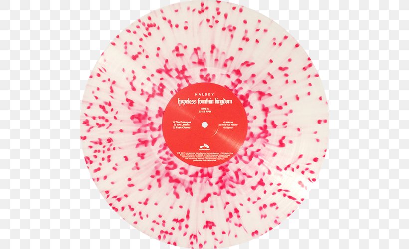 Hopeless Fountain Kingdom Phonograph Record Urban Outfitters Album, PNG, 500x500px, Hopeless Fountain Kingdom, Album, Blue, Color, Halsey Download Free