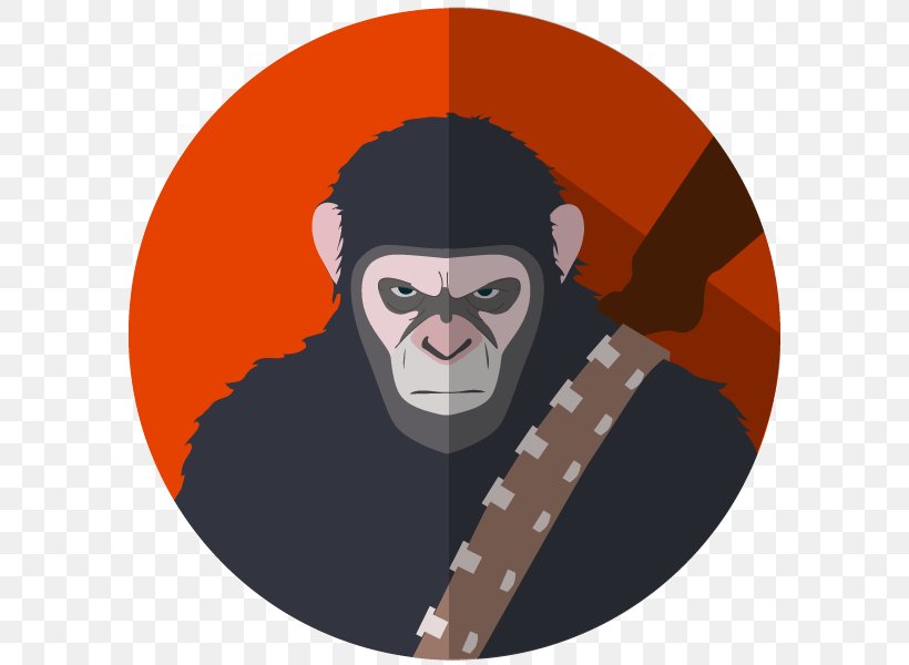 Monkey Facial Hair Cartoon Snout, PNG, 600x600px, Monkey, Cartoon, Character, Facial Hair, Fictional Character Download Free
