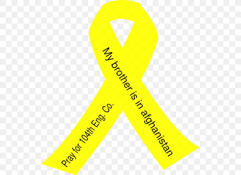 Yellow Ribbon Awareness Ribbon Clip Art, PNG, 540x596px, Yellow Ribbon, Area, Awareness Ribbon, Blog, Blue Ribbon Download Free