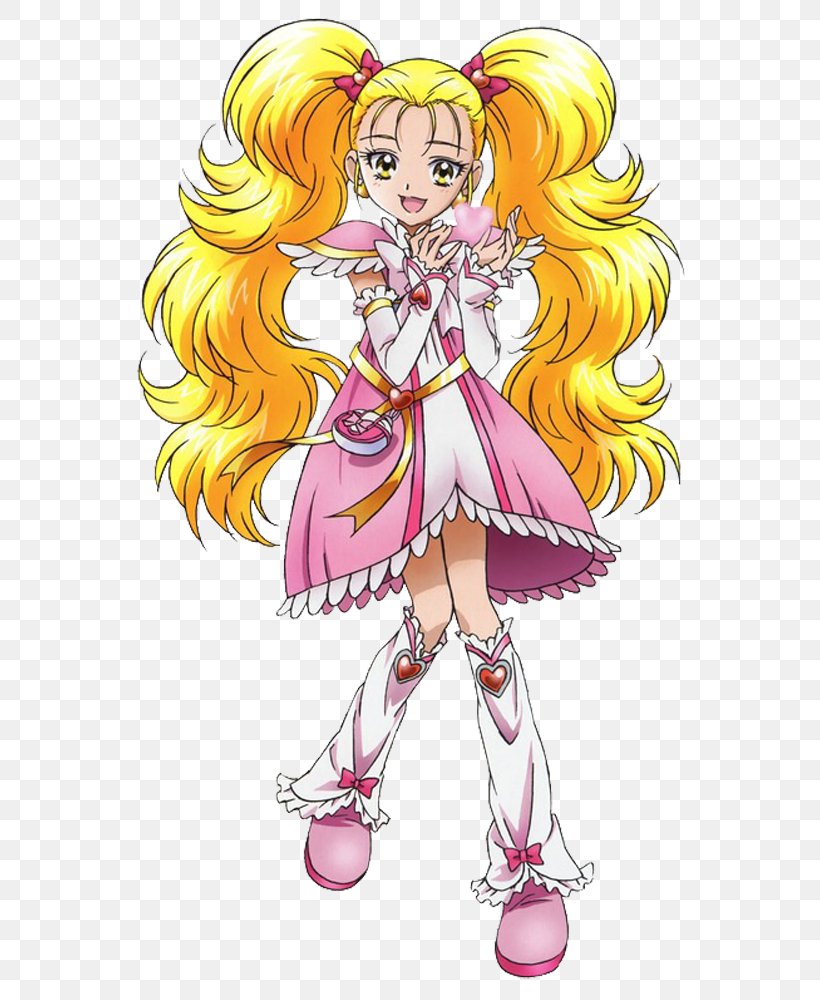 Hikari Kujo Honoka Yukishiro Pretty Cure All Stars Mai Misho, PNG, 702x1000px, Watercolor, Cartoon, Flower, Frame, Heart Download Free