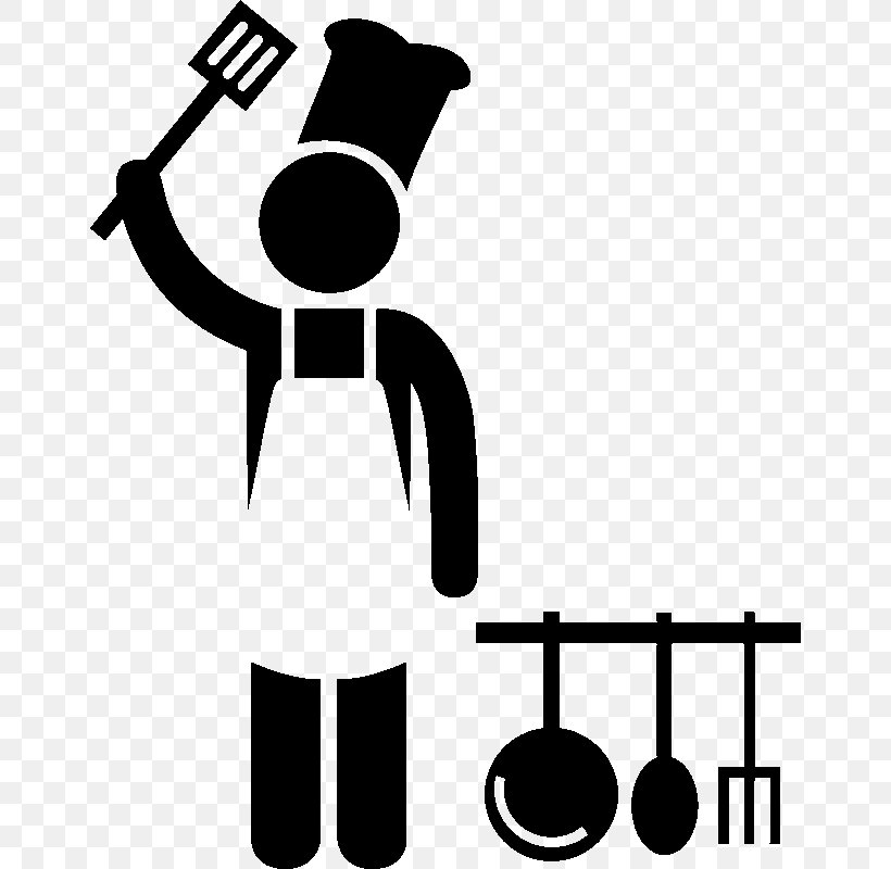 Kitchenware Kitchen Utensil Cook Clip Art, PNG, 800x800px, Kitchenware, Apron, Area, Artwork, Black Download Free