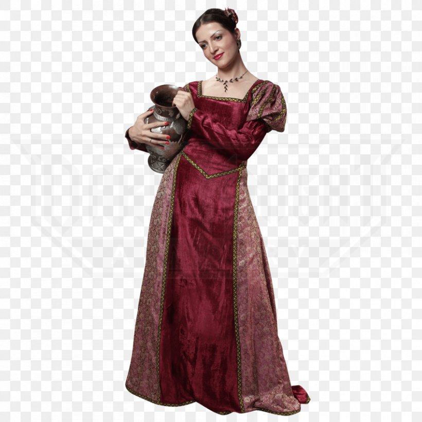Medieval Background, PNG, 850x850px, Gown, Brown, Clothing, Cocktail Dress, Costume Download Free