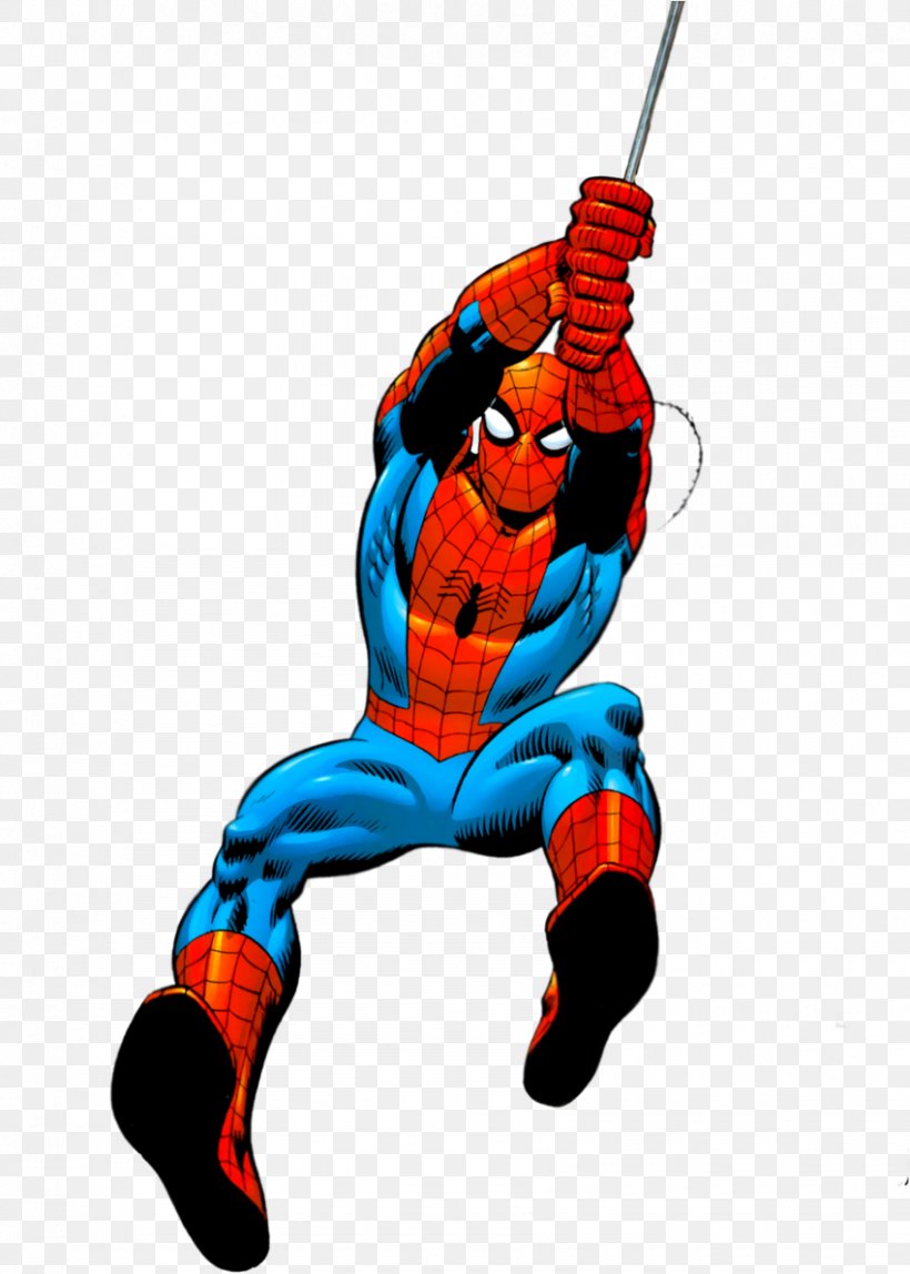Spider-Man In Television Clip Art Image, PNG, 850x1191px, Spiderman, Cartoon, Comics, Drawing, Fictional Character Download Free