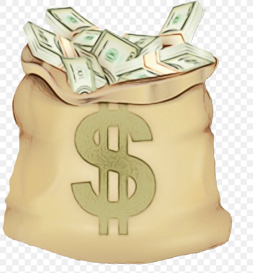 Money Bag, PNG, 817x885px, Watercolor, Bag, Cash, Currency, Dollar Download Free