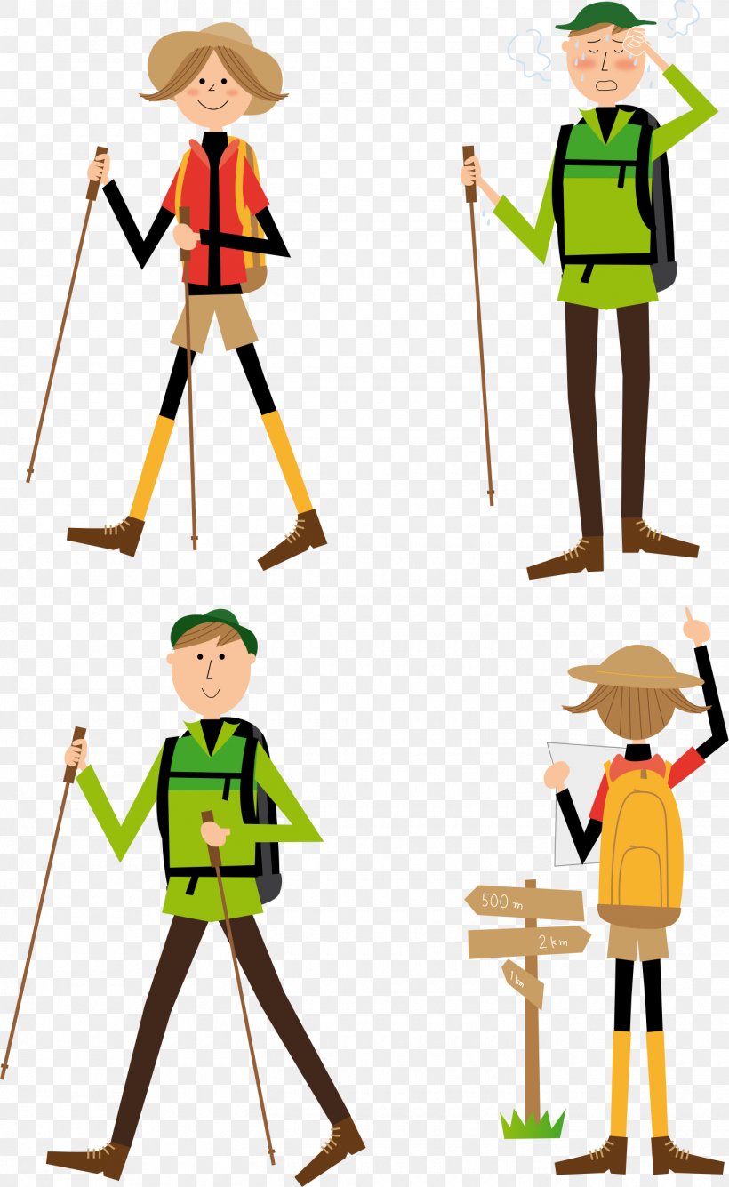 Walking Mountaineering Clip Art, PNG, 1420x2313px, Walking, Area, Artwork, Backpack, Clothing Download Free
