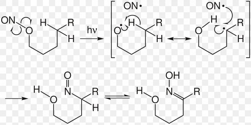 Barton Reaction Chemical Reaction Reaction Mechanism Organic Reaction /m/02csf, PNG, 1200x598px, Chemical Reaction, Arabic Wikipedia, Area, Auto Part, Black And White Download Free