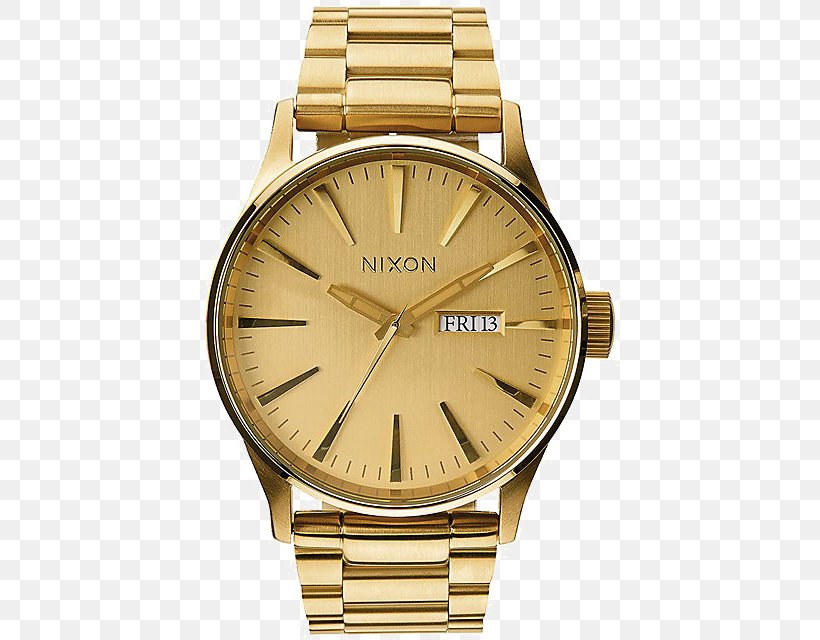 Nixon Men's Sentry Watch Canada Nixon Men's Time Teller, PNG, 540x640px, Nixon, Analog Watch, Brand, Brown, Canada Download Free