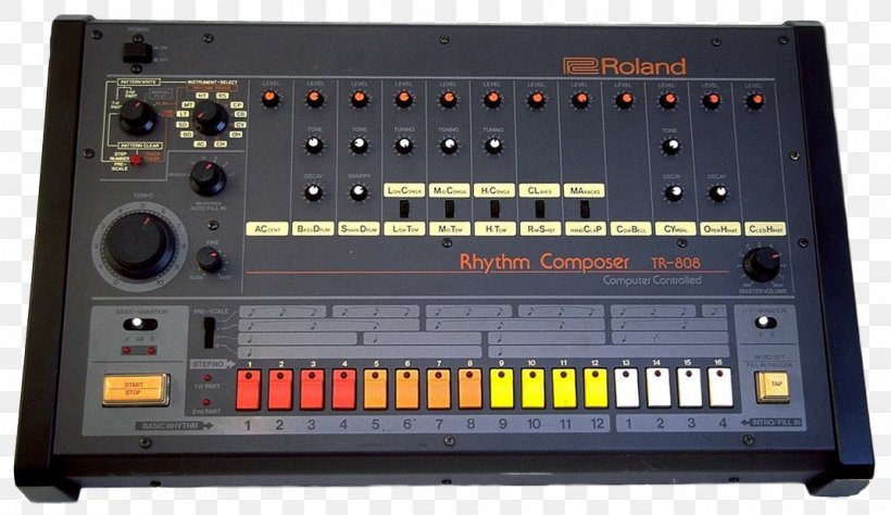 Roland TR-808 Roland TR-505 Drum Machine Roland TR-909 Roland Corporation, PNG, 1070x619px, Watercolor, Cartoon, Flower, Frame, Heart Download Free