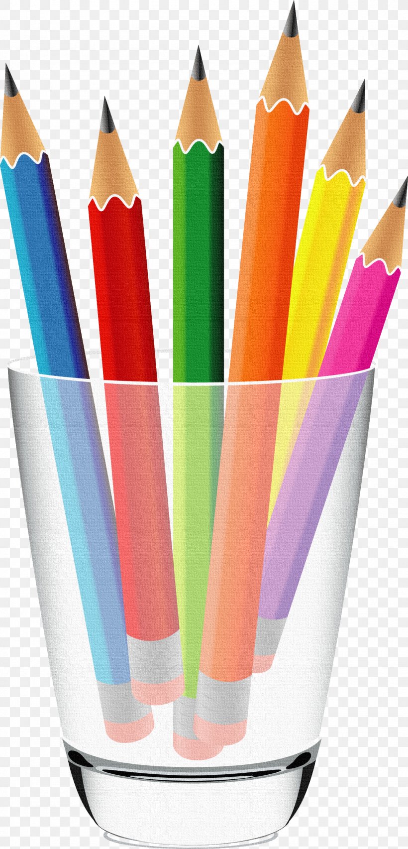 Colored Pencil Crayon Clip Art, PNG, 1382x2875px, Pencil, Art, Color, Colored Pencil, Crayola Download Free