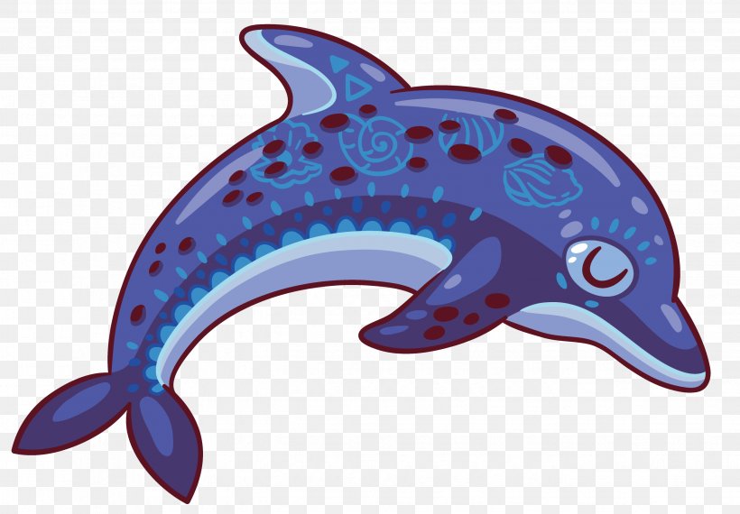 Common Bottlenose Dolphin Purple Clip Art, PNG, 2679x1863px, Common Bottlenose Dolphin, Blue, Color, Dolphin, Drawing Download Free