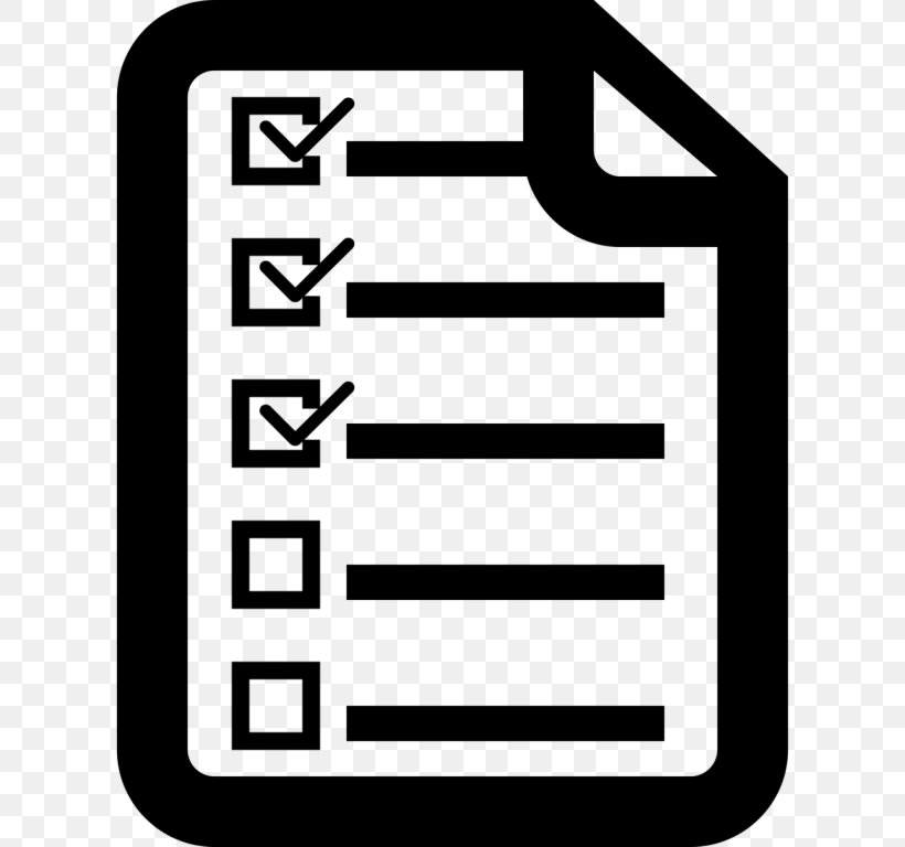 Checklist Task Clip Art, PNG, 768x768px, Checklist, Action Item, Area, Black, Black And White Download Free