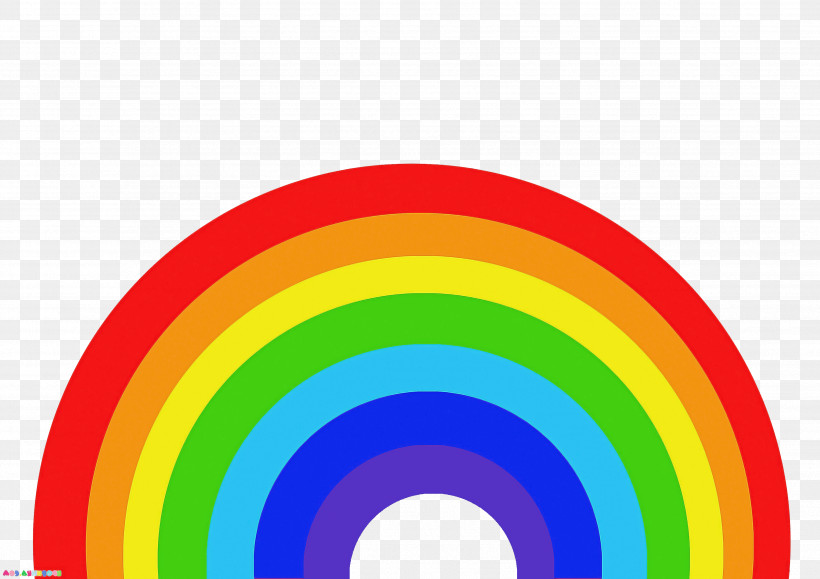 Rainbow, PNG, 3508x2480px, Colorfulness, Circle, Rainbow, Target Archery Download Free