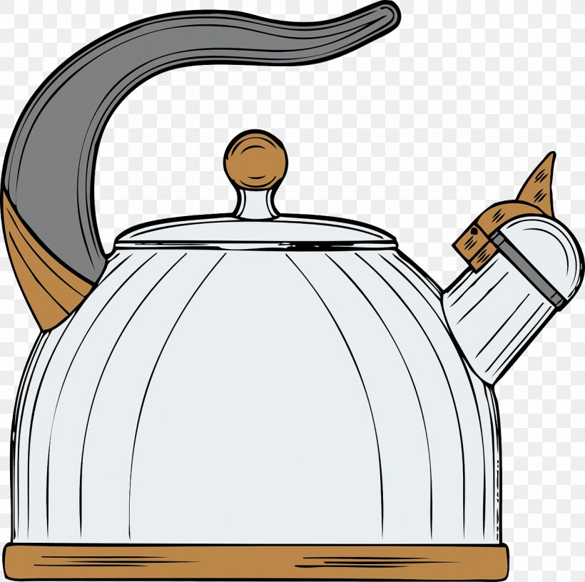 Teapot Kettle Clip Art, PNG, 1280x1274px, Teapot, Artwork, Container, Drawing, Electric Kettle Download Free