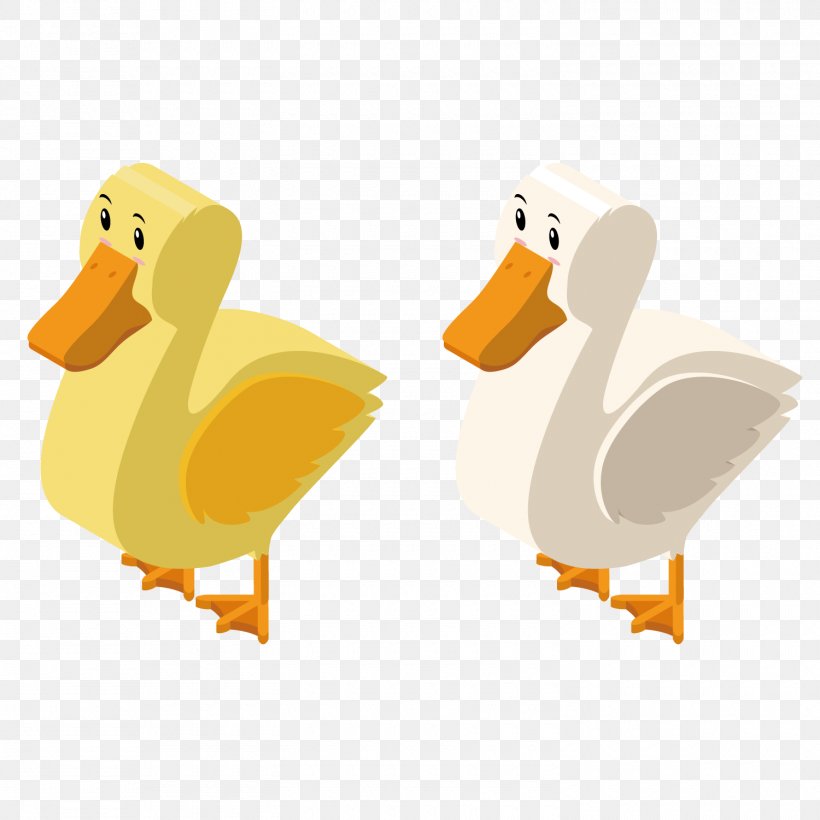 Duck 3D Computer Graphics Illustration, PNG, 1500x1500px, 3d Computer Graphics, Duck, Beak, Bird, Drawing Download Free