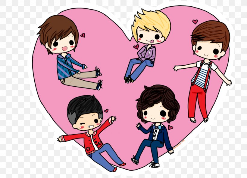 One Direction Drawing Cartoon Clip Art, PNG, 1050x761px, Watercolor, Cartoon, Flower, Frame, Heart Download Free