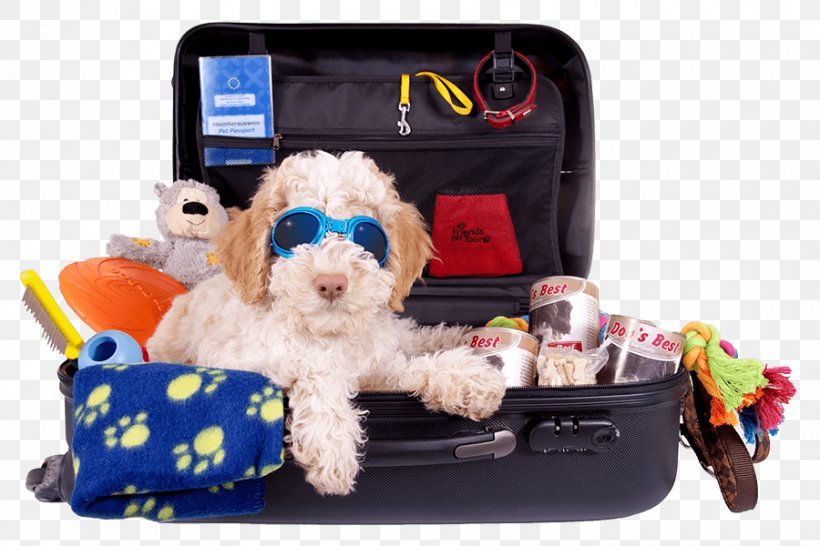 Puppy Dog Travel Pet Sitting Suitcase, PNG, 900x600px, Puppy, Dog, Dog Daycare, Dog Grooming, Dog Like Mammal Download Free